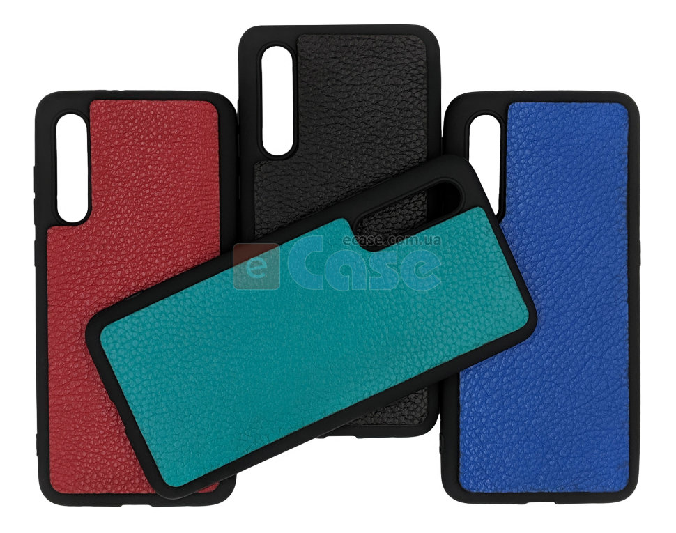 ТПУ накладка для Xiaomi Mi9 "Cover Flotar" (зі вставкою з натуральної шкіри) фото 1 — eCase