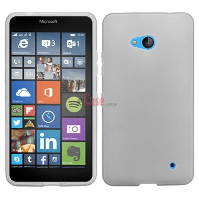TPU накладка для Microsoft Lumia 640 (матовый, однотонный) — eCase