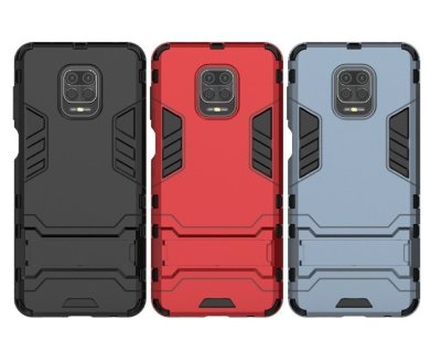 Захисний чохол з ТПУ бампером для Xiaomi Redmi Note 9S (з підставкою) — eCase