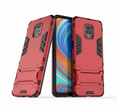 Захисний чохол з ТПУ бампером для Xiaomi Redmi Note 9S (з підставкою) — eCase