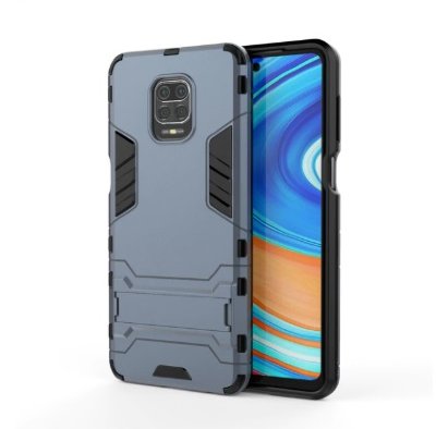 Захисний чохол з ТПУ бампером для Xiaomi Redmi Note 9S (з підставкою) — eCase