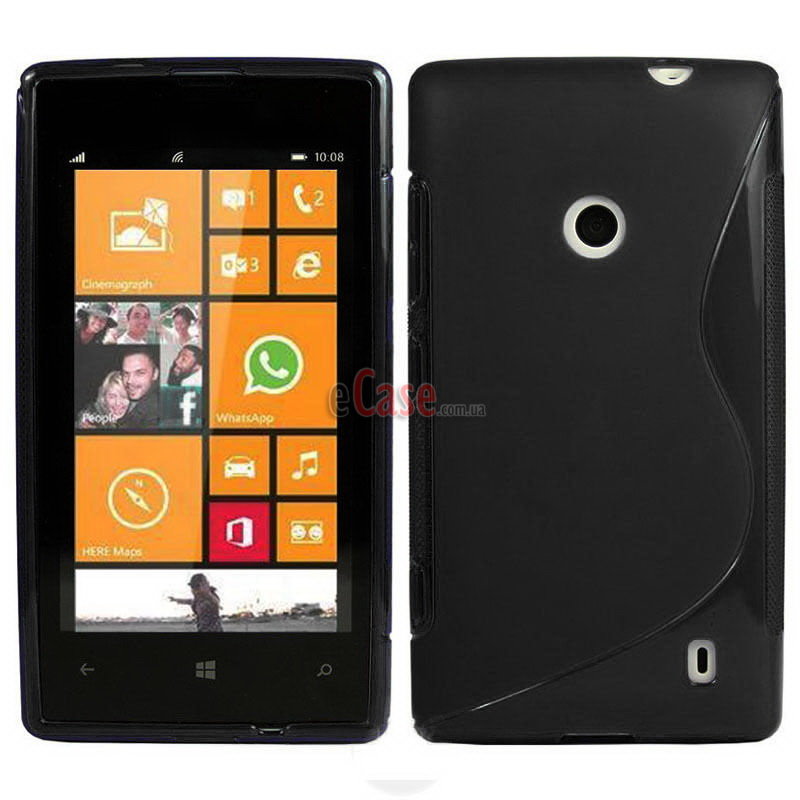 TPU накладка S-Case для Nokia Lumia 520 фото 1 — eCase