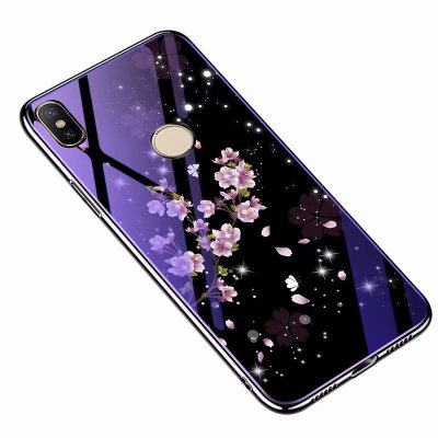 Накладка TPU + Glass Violet для Xiaomi Mi6X — eCase