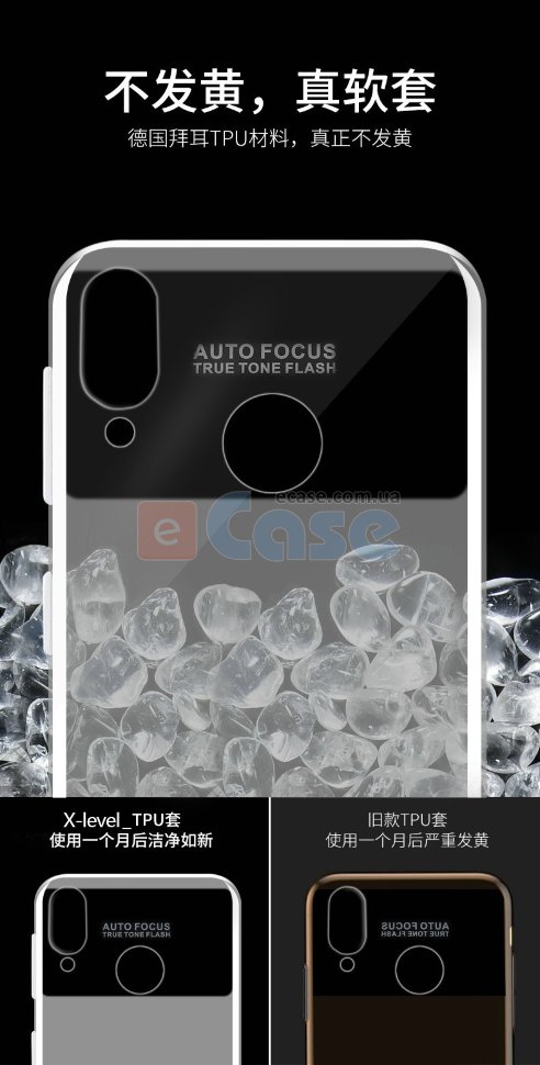 ТПУ накладка (прозора) X-level Antislip для Huawei P Smart Plus фото 1 — eCase