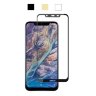 Защитное стекло 5D (на весь экран) с цветной рамкой для Nokia 8.1 фото 1 — eCase