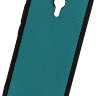 ТПУ накладка для Meizu M5S "Cover Flotar" (с вставкой из натуральной кожи) фото 7 — eCase