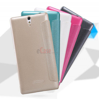 Чехол (книжка) Nillkin Sparkle Series для Sony Xperia C5 Ultra — eCase