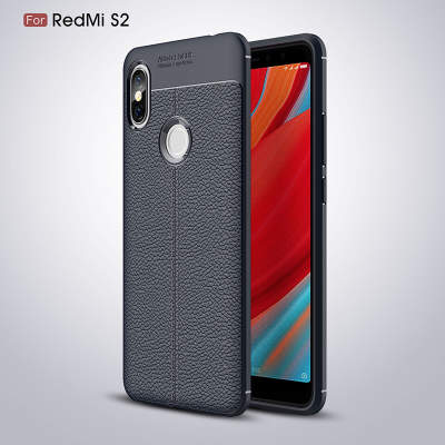 ТПУ накладка Leather для Xiaomi Redmi S2 — eCase