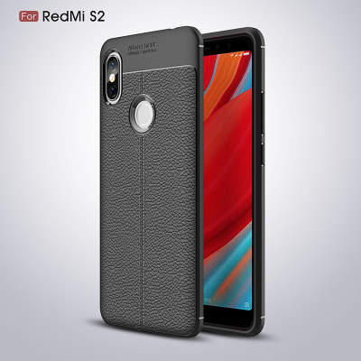 ТПУ накладка Leather для Xiaomi Redmi S2 — eCase