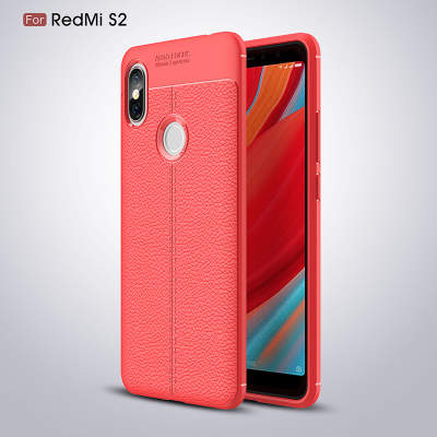 ТПУ накладка Leather для Xiaomi Redmi S2 — eCase