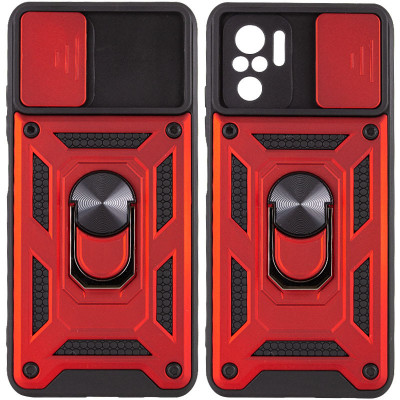 TPU+PC чехол Kvadratic Ring Gate для Xiaomi Redmi Note 10 — eCase