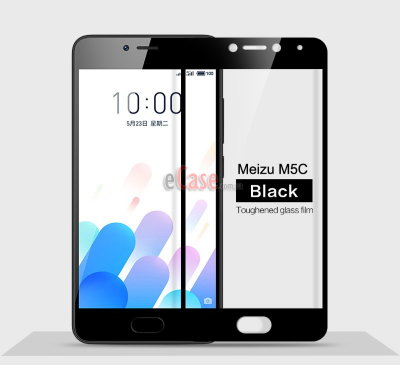 Защитное стекло для Meizu M5C (Tempered Glass Frame 2,5D) с рамкой — eCase