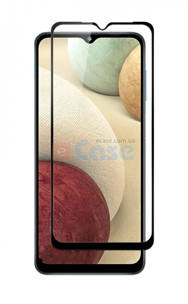 Защитное стекло 5D (на весь экран) с цветной рамкой для Samsung Galaxy A03 Core фото 1 — eCase