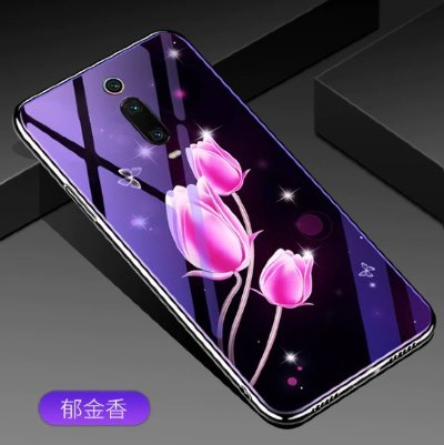 Накладка TPU + Glass Violet для Xiaomi Redmi K30 — eCase