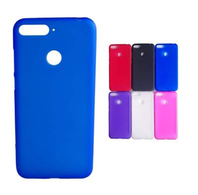 TPU накладка для Huawei Y6 2018 (матовый, однотонный) — eCase