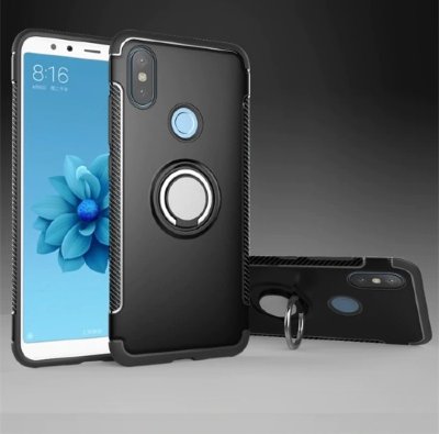 TPU+PC чехол Strips Ring для Xiaomi Redmi S2 — eCase