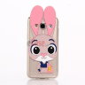 ТПУ накладка Rabbit для Samsung A500H Galaxy A5 (Розовый) фото 2 — eCase