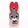 ТПУ накладка Rabbit для Samsung A500H Galaxy A5 (Розовый) фото 3 — eCase