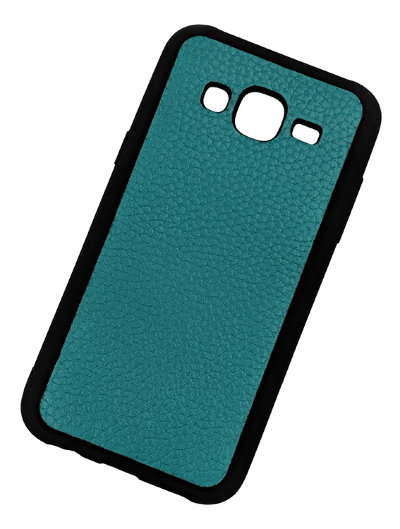 ТПУ накладка для Samsung J320F Galaxy J3 2016 &quot;Cover Flotar&quot; (с вставкой из натуральной кожи) — eCase