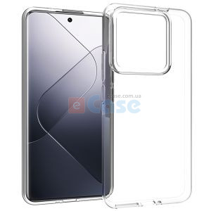 Прозора ТПУ накладка для Xiaomi 14T Pro EXELINE Crystal (Strong 0,5 мм) фото 1 — eCase