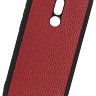 ТПУ накладка для Meizu M6T "Cover Flotar" (с вставкой из натуральной кожи) фото 6 — eCase