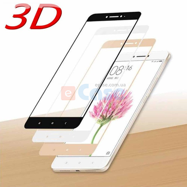 Защитное стекло 3D Full-screen Color Frame для Xiaomi Redmi 4X фото 1 — eCase