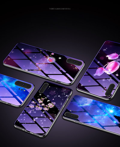 Накладка TPU + Glass Violet для Samsung Galaxy Note 10 Plus (N975F) — eCase