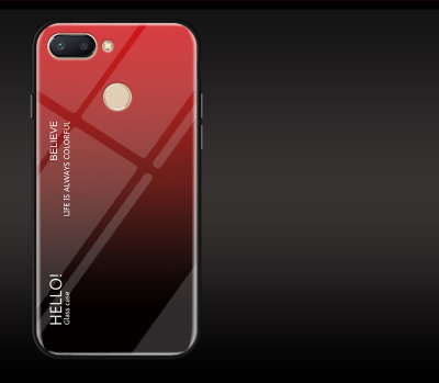 Накладка TPU + Glass Colorful для Xiaomi Redmi 6 — eCase