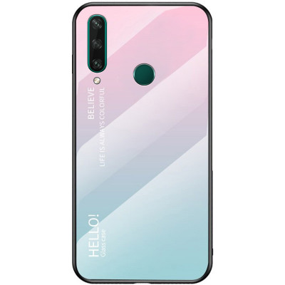 Накладка TPU + Glass Colorful для Huawei Y6p — eCase