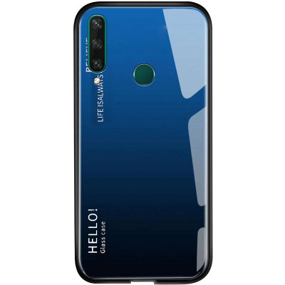 Накладка TPU + Glass Colorful для Huawei Y6p — eCase