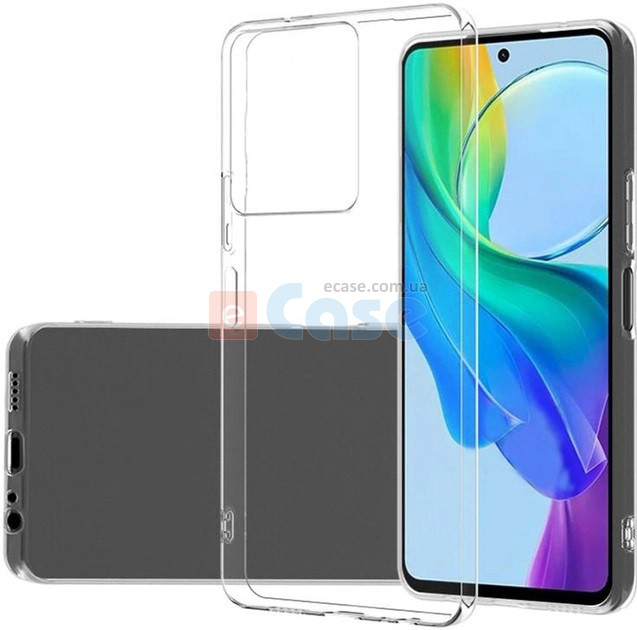 Прозрачный TPU чехол Start 1.5 мм для Vivo Y36 фото 1 — eCase