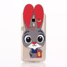 ТПУ накладка Rabbit для Samsung J105H Galaxy J1 Mini (Розовый) фото 2 — eCase