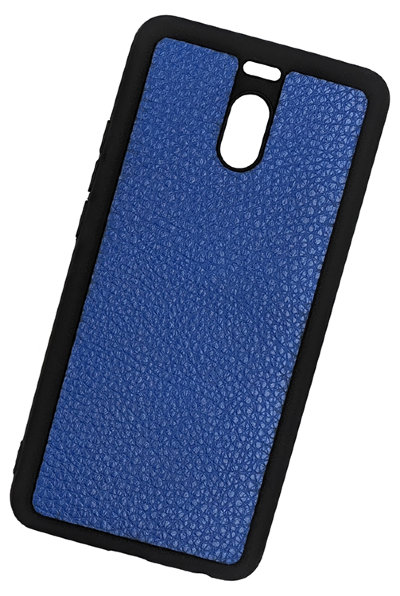 ТПУ накладка для Meizu M6 Note "Cover Flotar" (зі вставкою з натуральної шкіри) — eCase