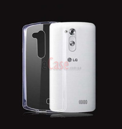 Прозора ТПУ накладка для LG L Fino D295 (Crystal Clear) — eCase