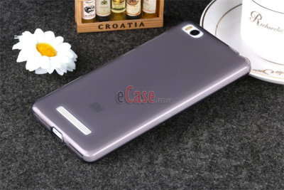 TPU накладка для Xiaomi Mi4c (матовий, однотонний) &mdash; eCase