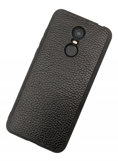 ТПУ чехол для Xiaomi Redmi 8A Dual &quot;Cover Flotar&quot; (с вставкой из натуральной кожи) — eCase