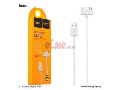 USB кабель HOCO X1 Rapid (30 pin для iPhone 4/4s) — eCase