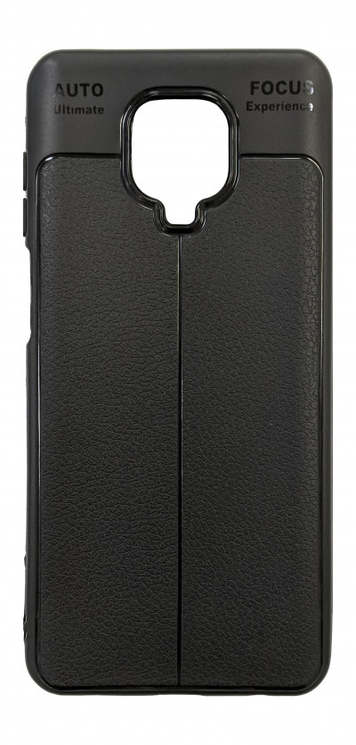 ТПУ накладка Leather для Xiaomi Redmi Note 9 Pro — eCase