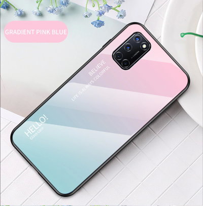 Накладка TPU + Glass Colorful для Oppo A52 — eCase