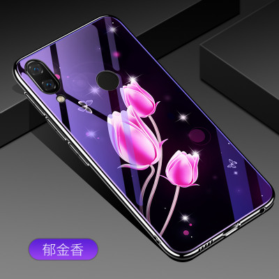 Накладка TPU + Glass Violet для Huawei P20 Lite — eCase
