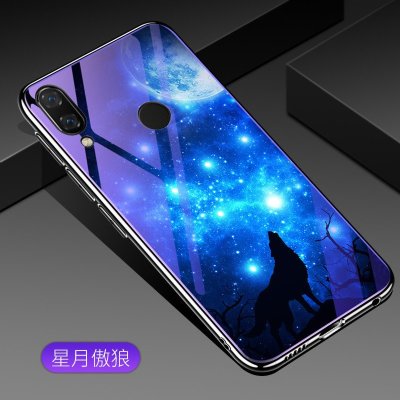 Накладка TPU + Glass Violet для Huawei P20 Lite — eCase
