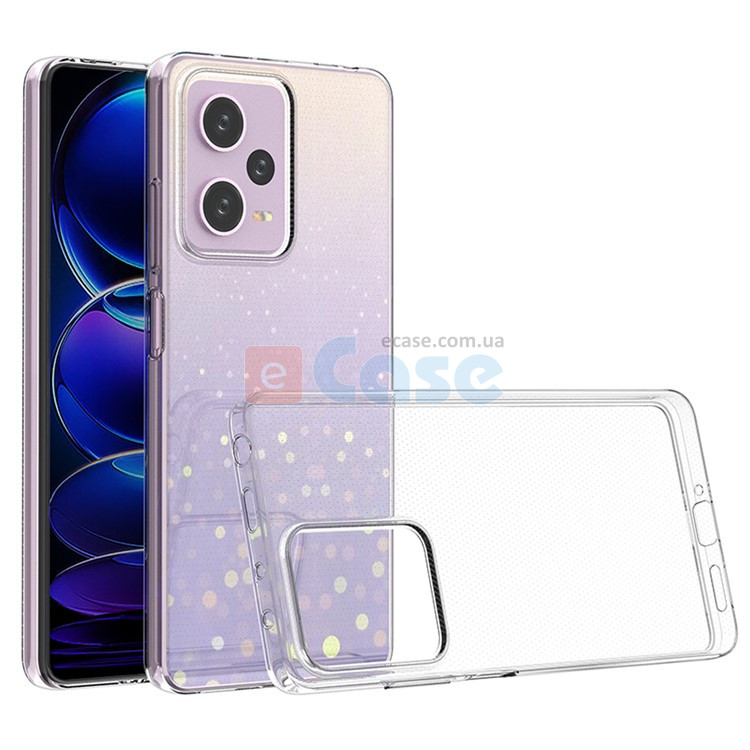 Силиконовый чехол для Xiaomi Redmi Note 12 Pro 5G (Crystal Clear) фото 1 — eCase