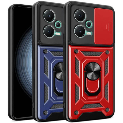 TPU+PC чохол Kvadratic Ring Gate для Xiaomi Poco X5 5G — eCase