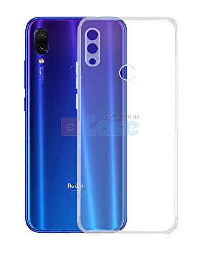 Прозорий TPU чохол Start Full Camera 1.5 мм для Xiaomi Redmi Note 7 фото 1 — eCase