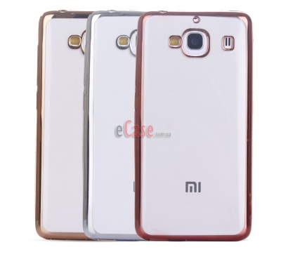 ТПУ накладка Electroplating для Xiaomi Redmi 2 — eCase