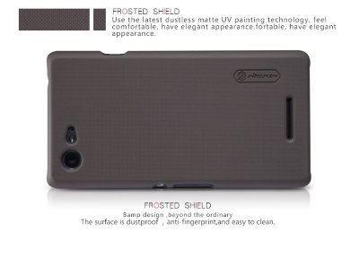 Пластиковая накладка Nillkin Matte для Sony Xperia E3 + защитная пленка — eCase