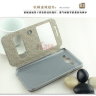 Чехол (книжка) Pudini Goldsand для Samsung E500H Galaxy E5 (с окошком) фото 8 — eCase