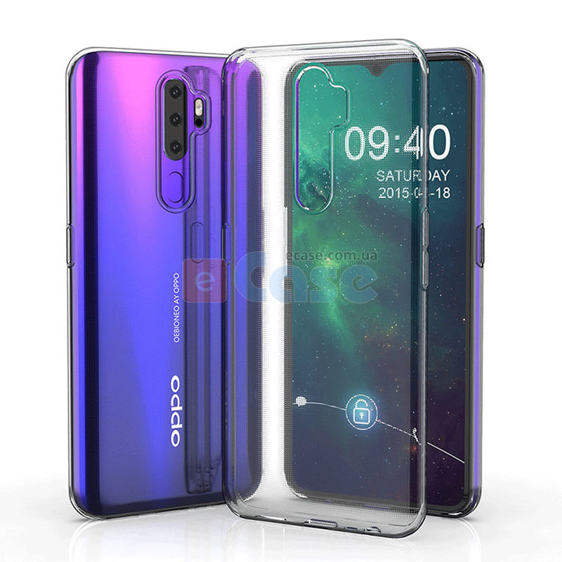 Прозора ТПУ накладка для OPPO A5 2020 EXELINE Crystal (Strong 0,5 мм) фото 1 — eCase