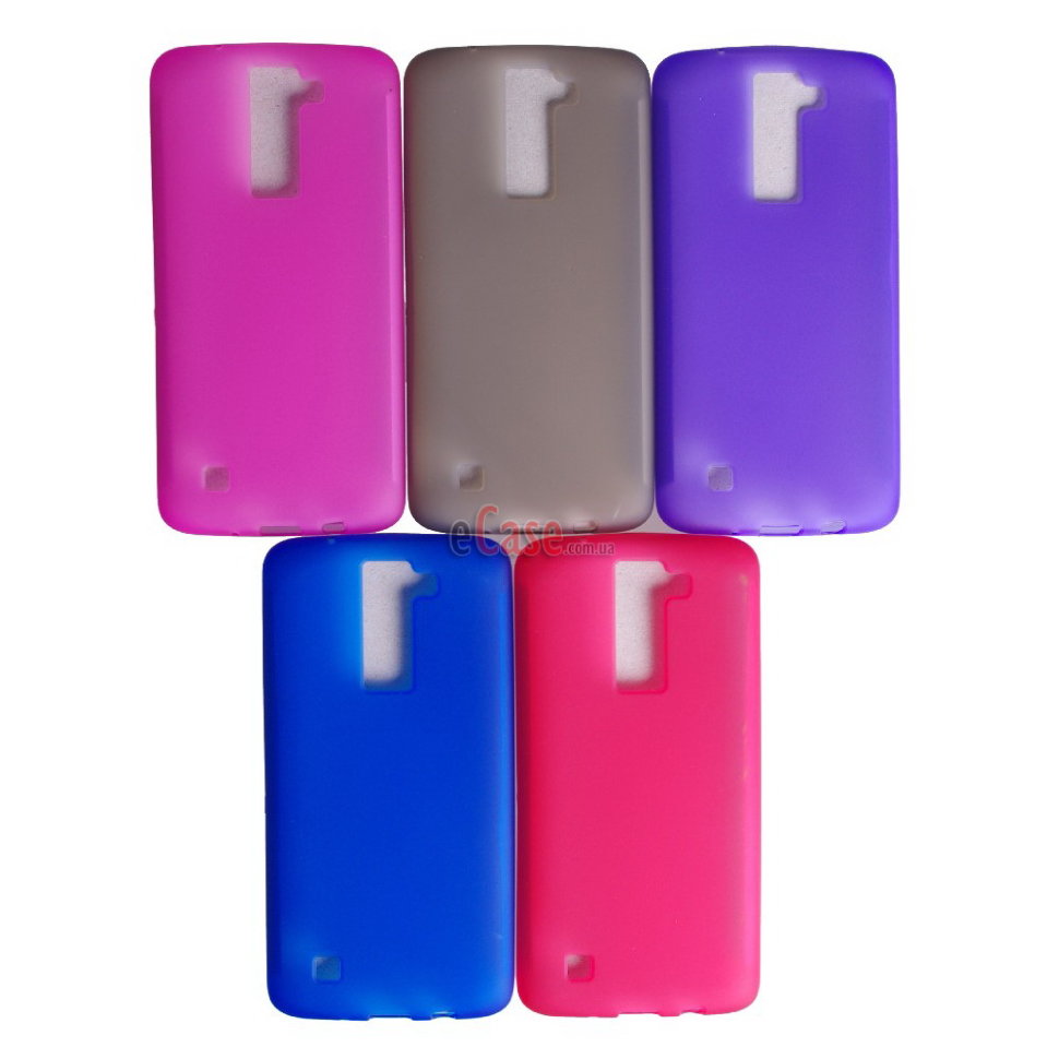 TPU накладка для LG K8 K350E (матовый, однотонный) фото 1 — eCase