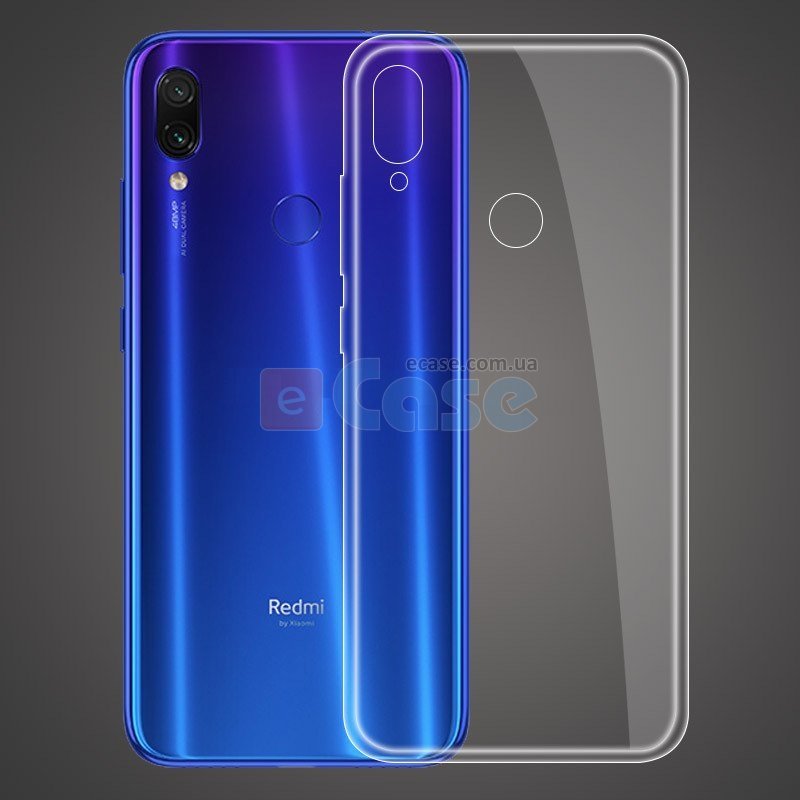Прозора ТПУ накладка для Xiaomi Redmi Note 7 EXELINE Crystal (Strong 0,5 мм) фото 1 — eCase